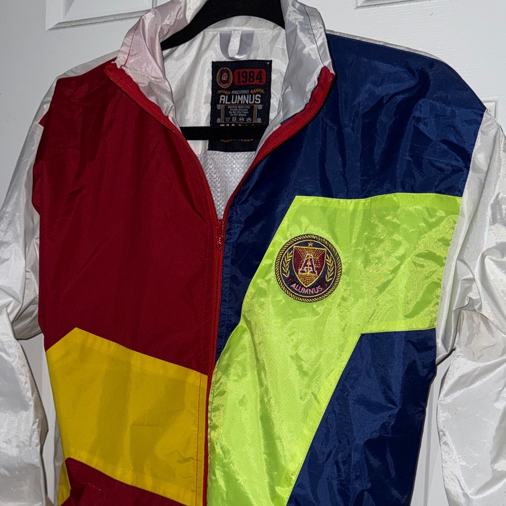Vintage Alumnus Unisex 90s Windbreaker